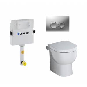 Комплект унитаз напольный Simas E-Line со скрытым бачком Geberit 